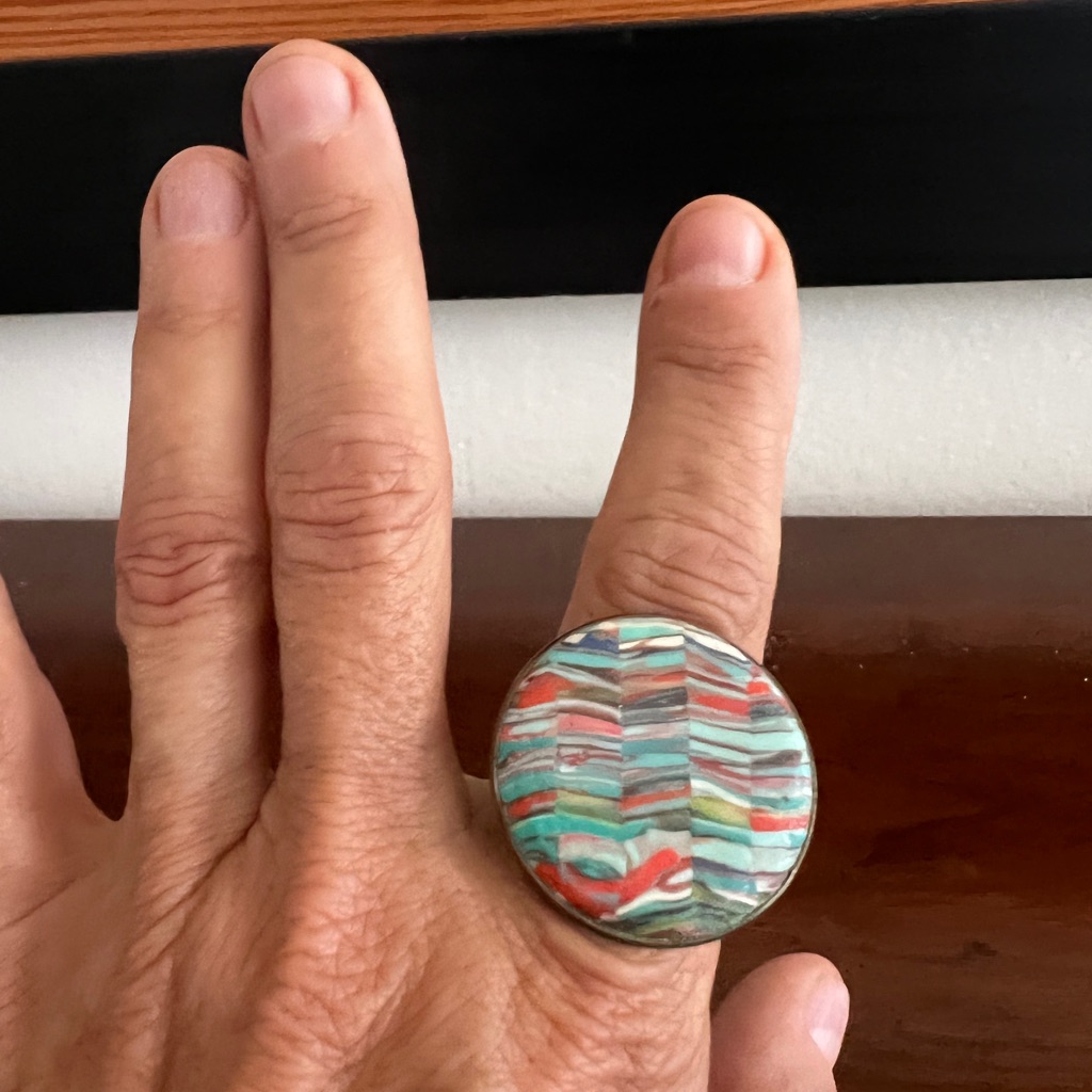 Adjustable Multi Color Ring